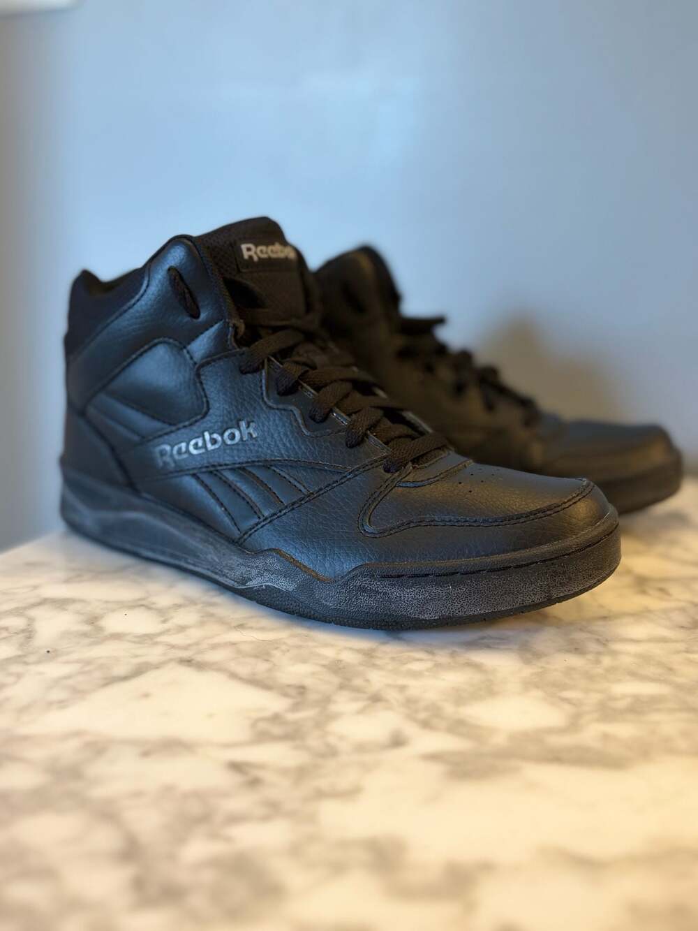 Reebok Royal BB4500 HI2 High Top Basketball Sneakers Black Alloy
